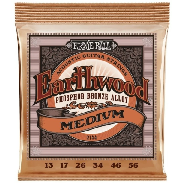 Ernie Ball 2144 Earthwood Phosphor Bronze Medium